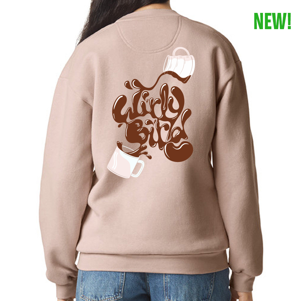 Unisex Crewneck Graffiti-Style Wirlybird Sweatshirt